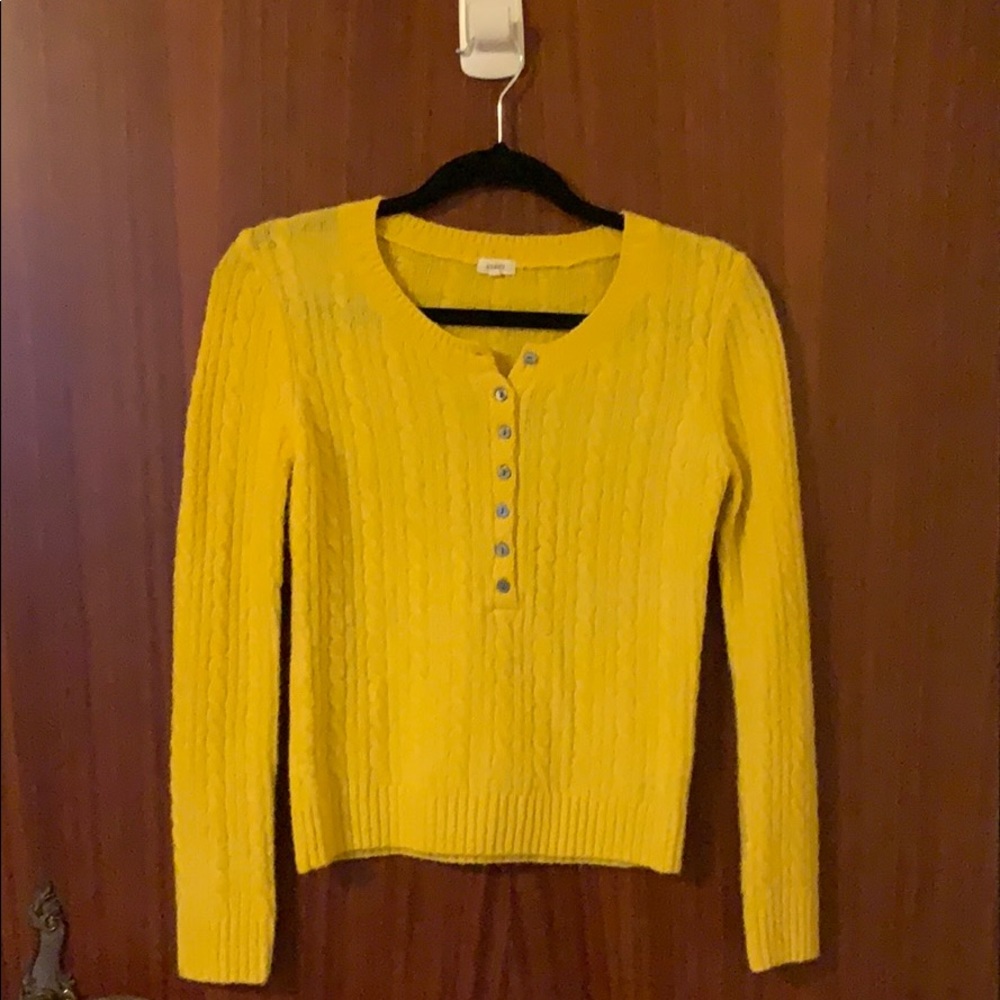 Yellow Knit Sweater